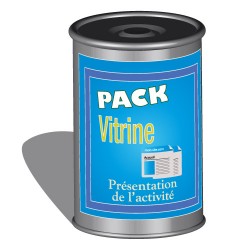 Pack "Vitrine" : présentation de l'activité